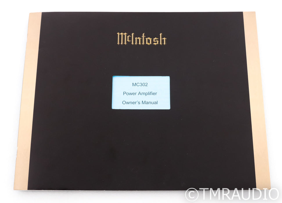 McIntosh MC302 Stereo Power Amplifier; MC-302