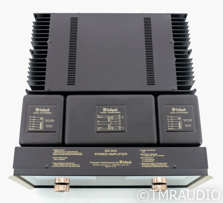 McIntosh MC302 Stereo Power Amplifier; MC-302