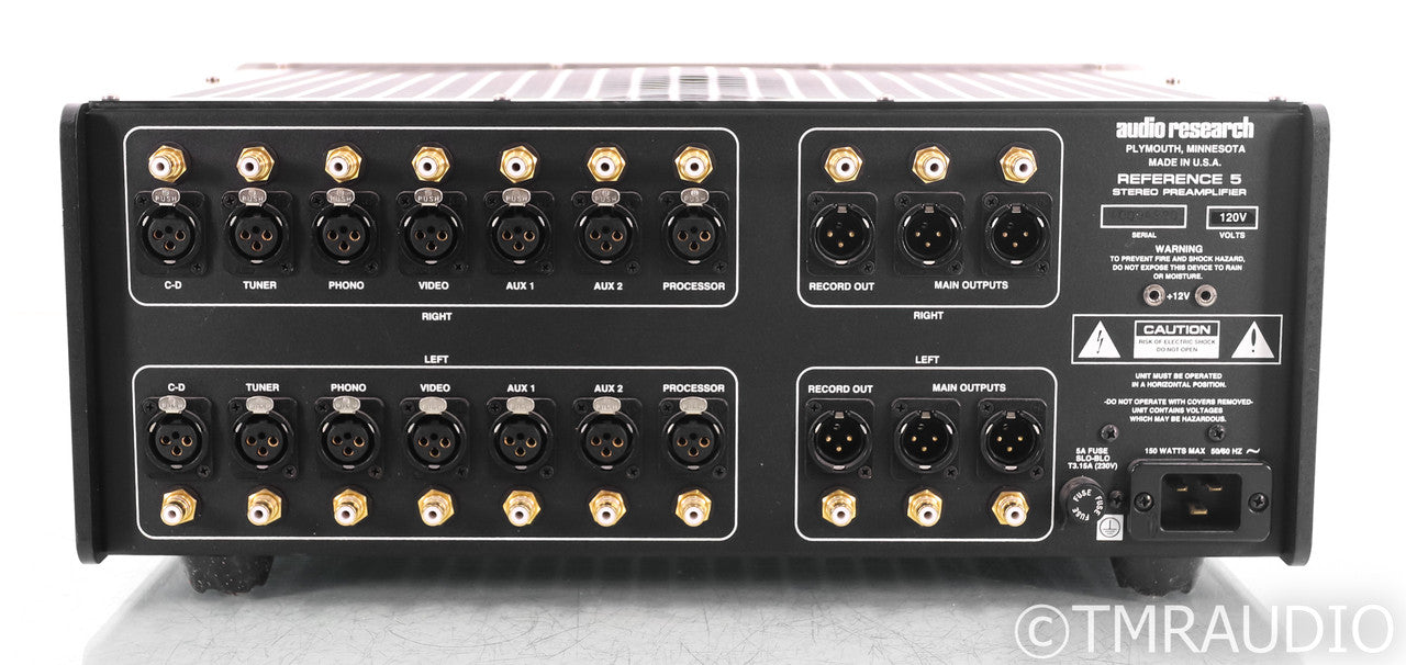 Audio Research Reference 5SE Stereo Tube Preamplifier; 5-SE; Remote; New Tubes