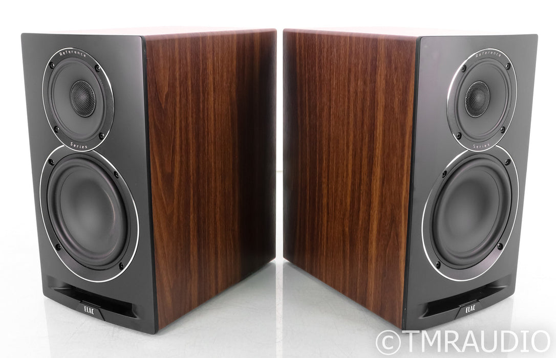 Elac Uni-Fi Reference UBR62 Bookshelf Speakers; Black & Walnut Pair