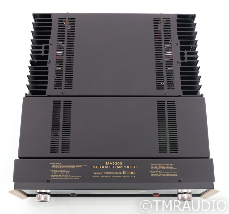 McIn tosh MA5300 Stereo Integrated Amplifier; MA-5300; Remote