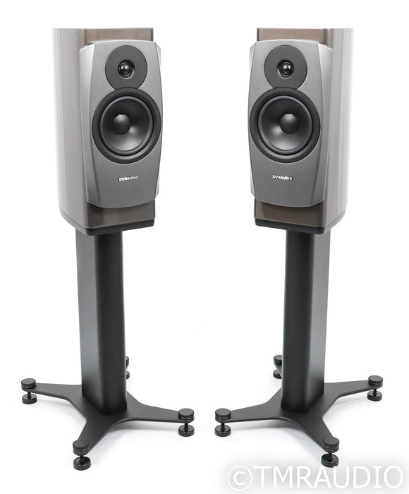 Dynaudio Confidence 20 Bookshelf Speakers w/ Stands; Smoke Grey Pair