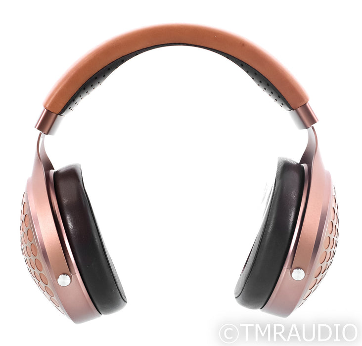 Focal Stellia Closed Back Headphones; Chocolate Leather