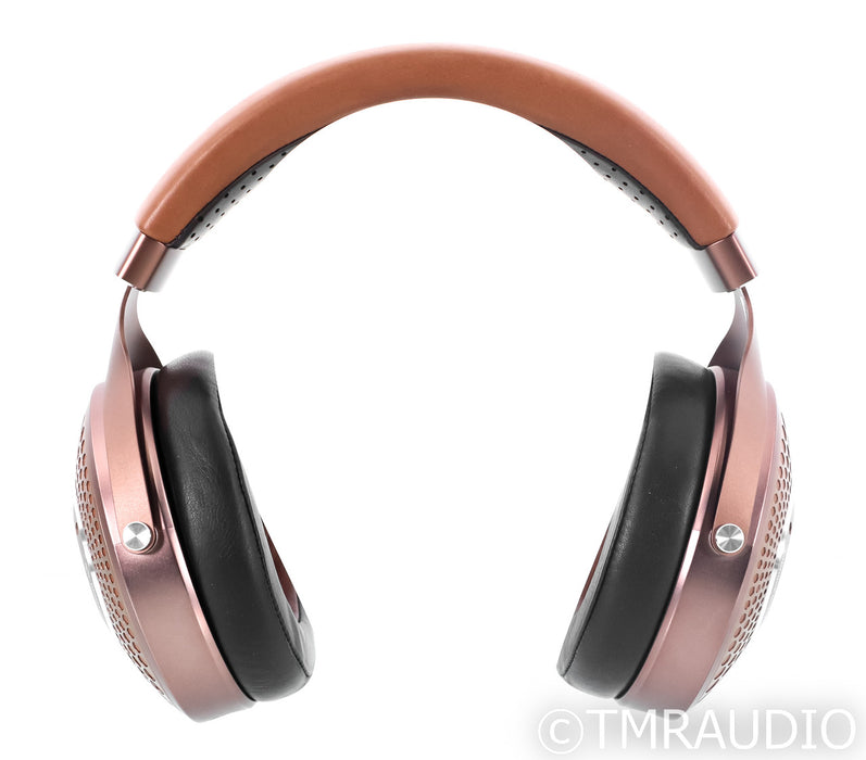 Focal Stellia Closed Back Headphones; Chocolate Leather
