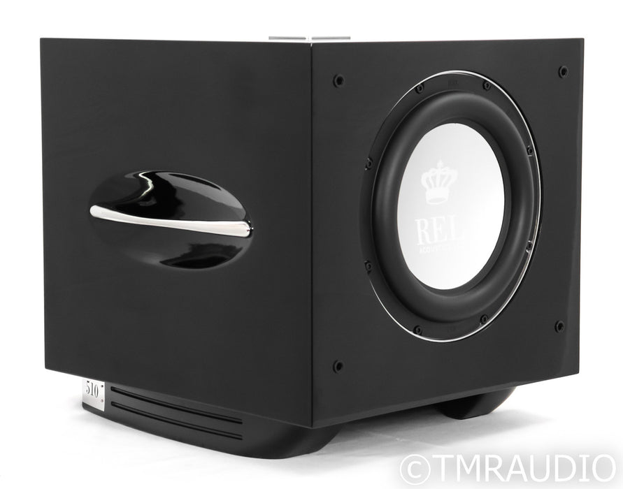 REL S/510 10 Powered Subwoofer; S510; Gloss Black
