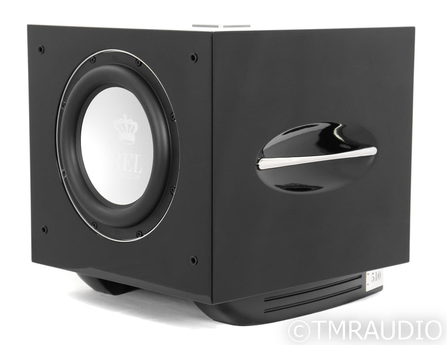 REL S/510 10 Powered Subwoofer; S510; Gloss Black