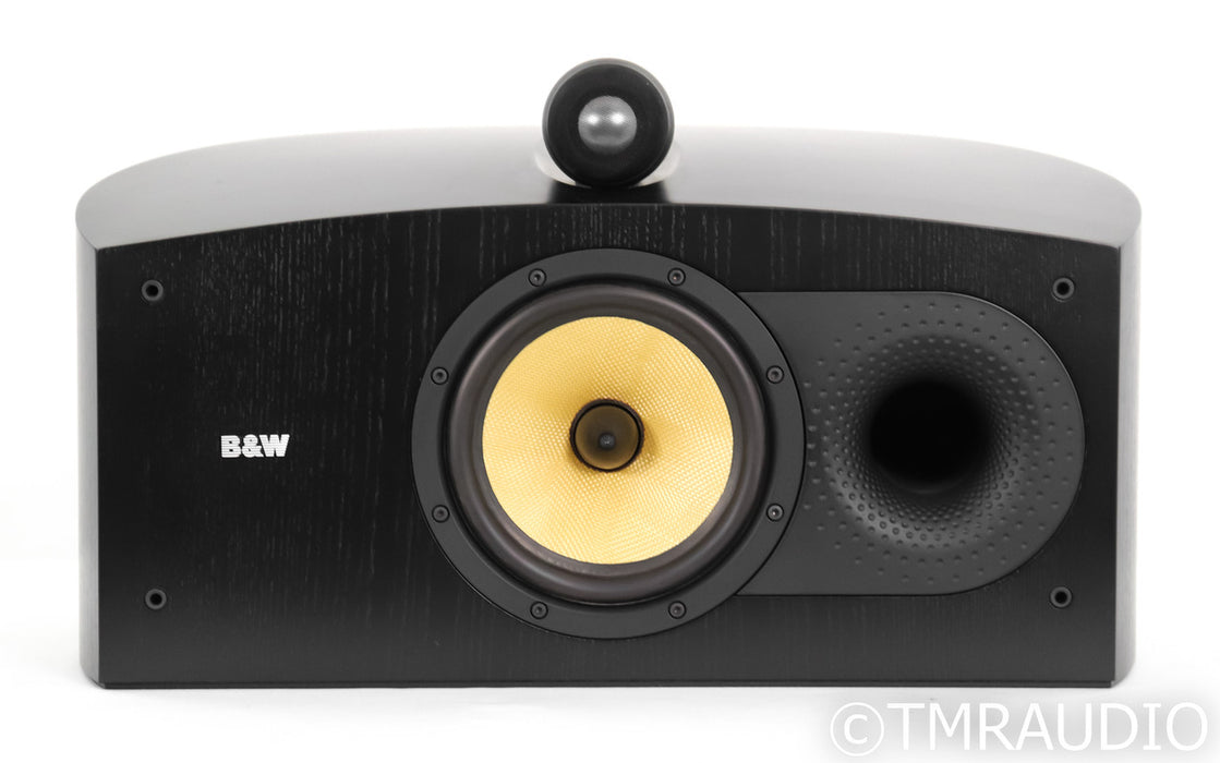 B&W Nautilus HTM2 Center Channel Speaker; HTM-2; Black Ash