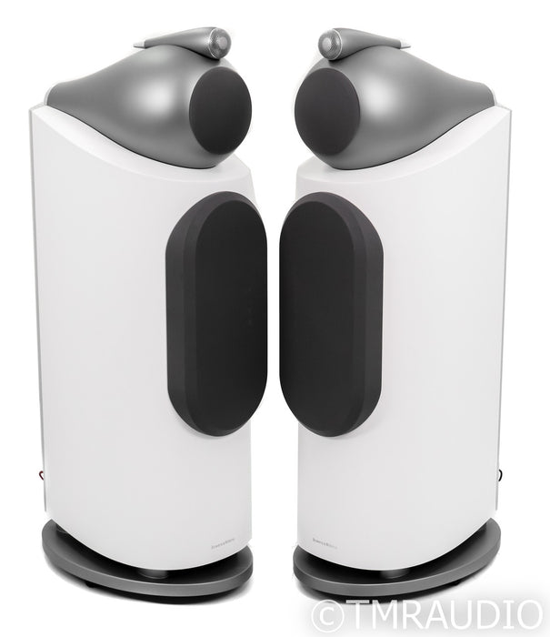 B&W 802 D3 Floorstanding Speakers; D-3; Satin White Pair
