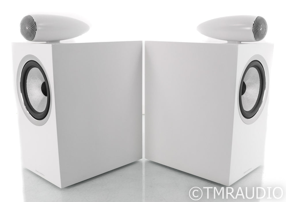 B&W 705 S2 Bookshelf Speakers; White Pair