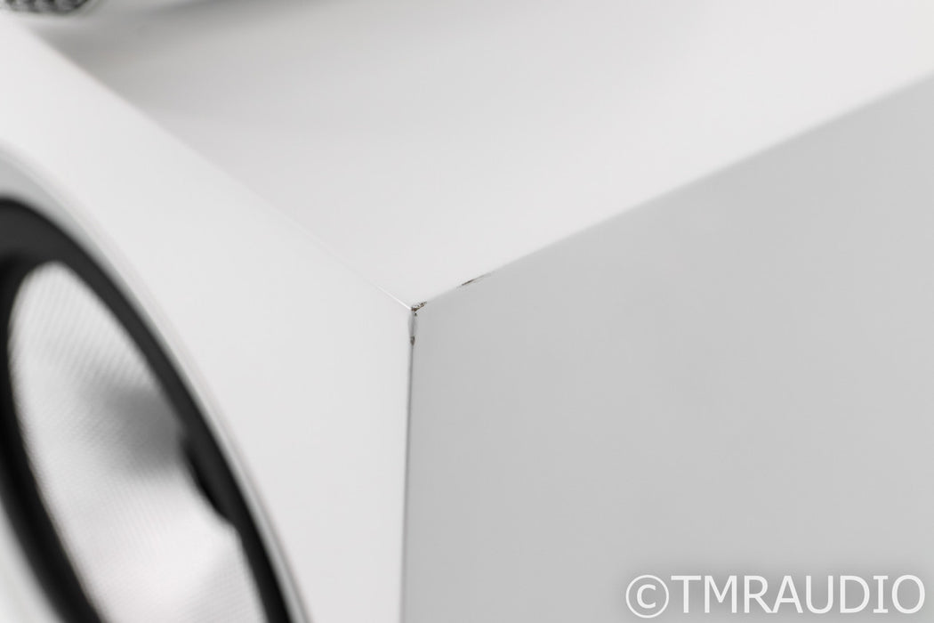 B&W 705 S2 Bookshelf Speakers; White Pair