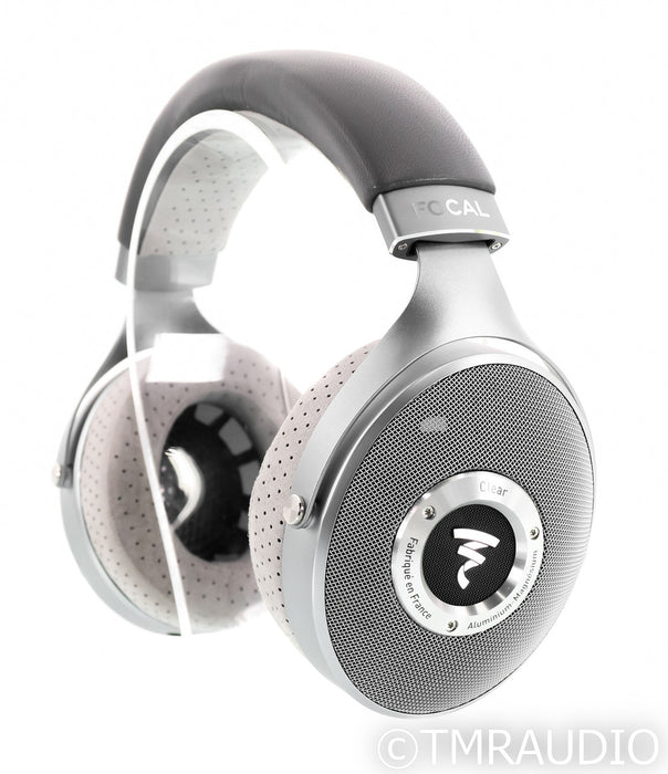 Focal Clear Open-Back Headphones; Silver