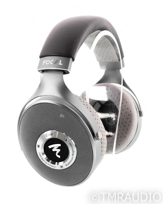 Focal Clear Open-Back Headphones; Silver