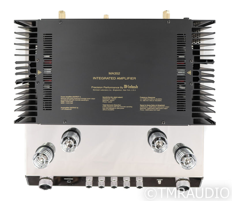 McIntosh MA352 Stereo Tube Hybrid Integrated Amplifier; MA-352; Remote