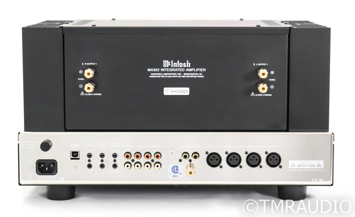 McIntosh MA352 Stereo Tube Hybrid Integrated Amplifier; MA-352; Remote