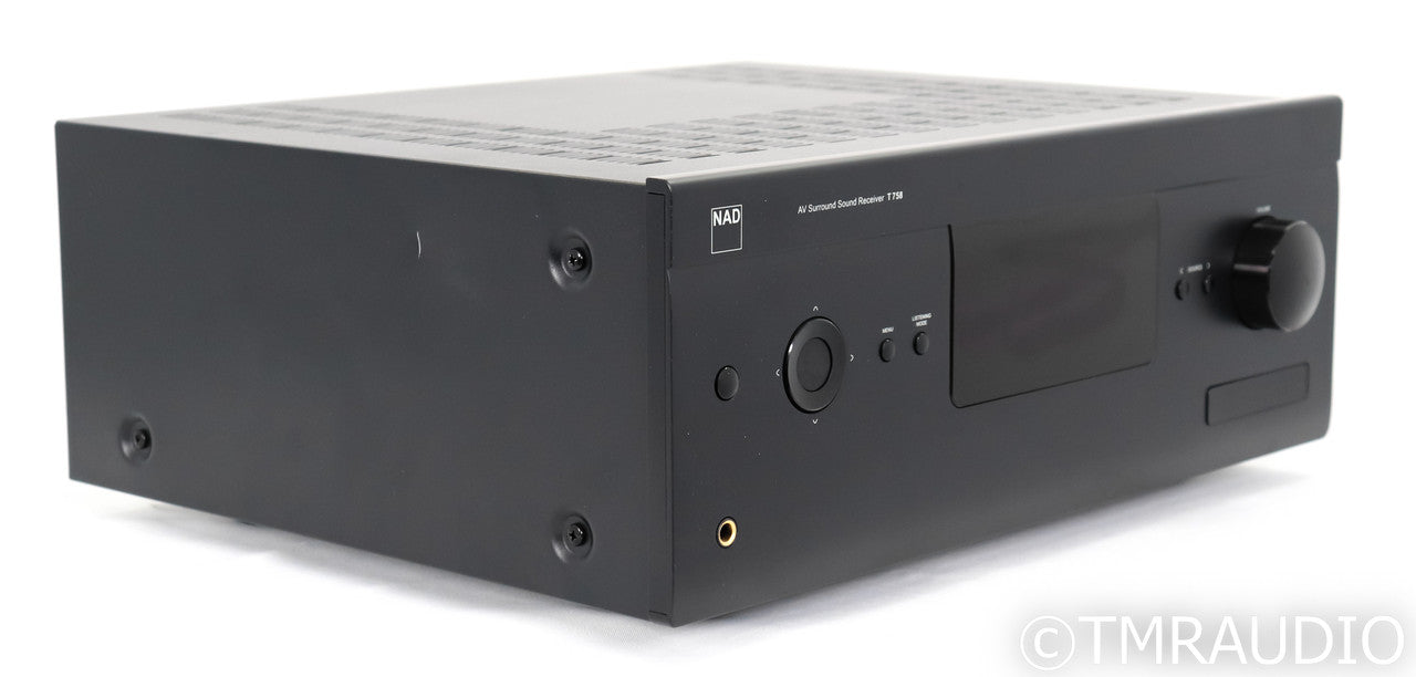 NAD T 758 V3 7.1 Channel Home Theater Receiver; T758 V-3; BluOS; Remote