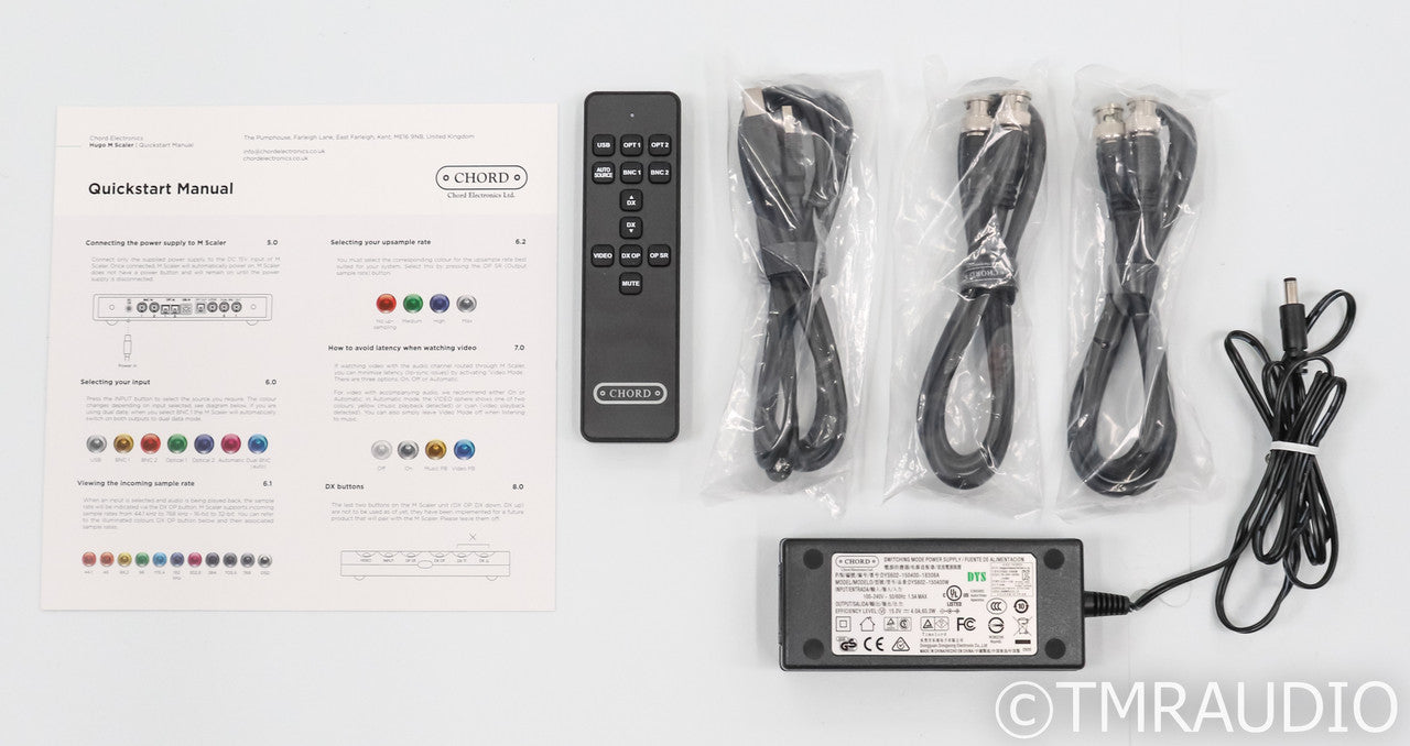 Chord Electronics Hugo Mscaler Digital Upsampler; Remote; USB; Black