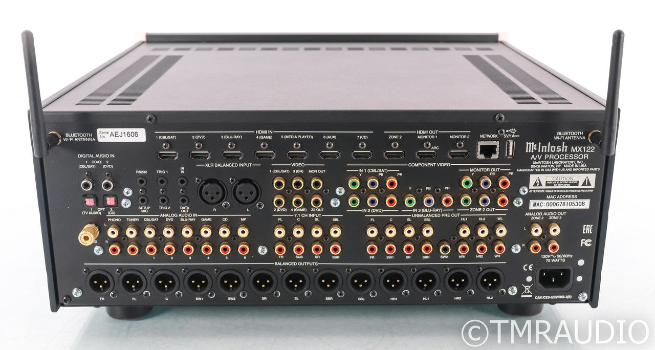 McIntosh MX122 11.2 Channel Home Thater Processor; MX-122; Remote; Bluetooth