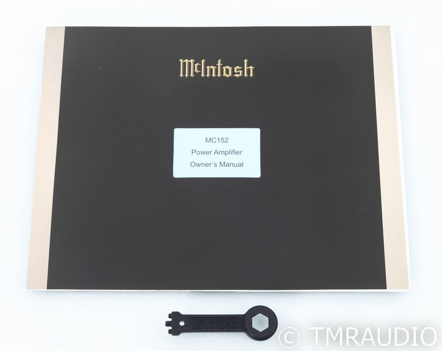 McIntosh MC152 Stereo Power Amplifier; MC-152
