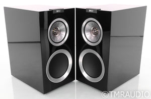 KEF R300 Bookshelf Speakers; Reference 300; Black Pair