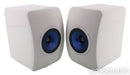KEF LS50 Bookshelf Speakers; Gloss White Pair; LS-50