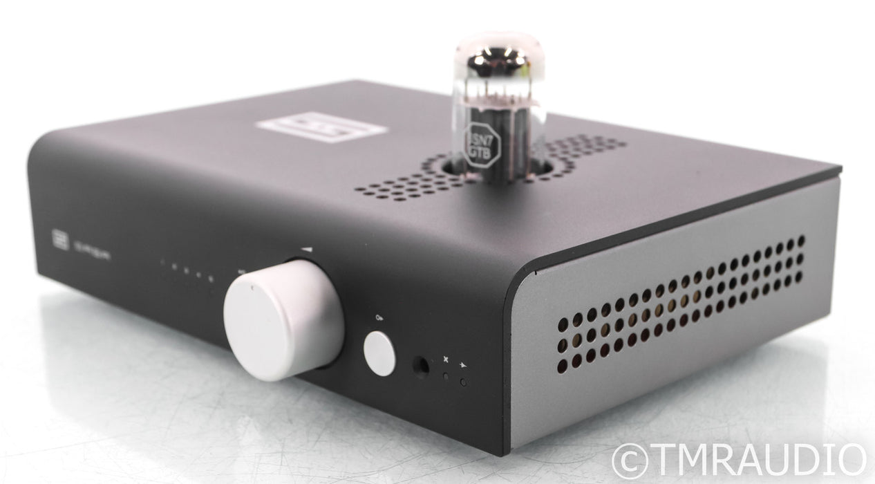 Schiit Saga+ Stereo Tube Hybrid Preamplifier; Black; Remote