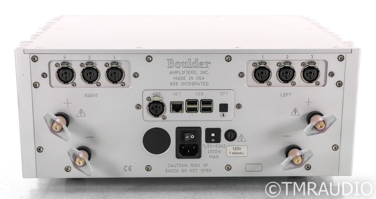 Boulder 866 Stereo Integrated Streaming Amplifier; Roon Ready; Airplay