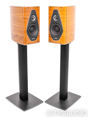 Sonus Faber Olympica Nova 1 Bookshelf Speakers; Walnut Pair w/ Stands