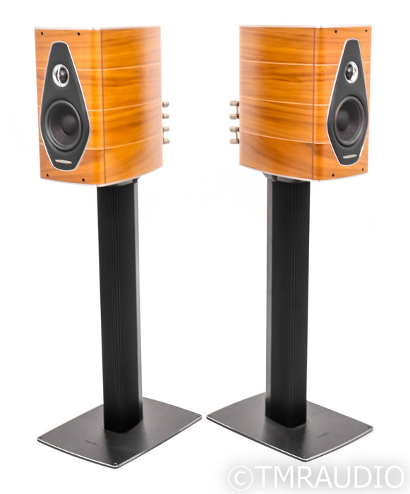 Sonus Faber Olympica Nova 1 Bookshelf Speakers; Walnut Pair w/ Stands