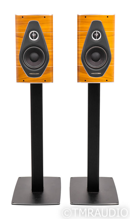 Sonus Faber Olympica Nova 1 Bookshelf Speakers; Walnut Pair w/ Stands
