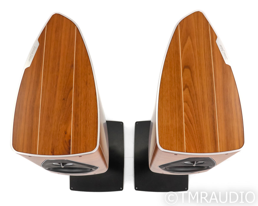Sonus Faber Olympica Nova 1 Bookshelf Speakers; Walnut Pair w/ Stands