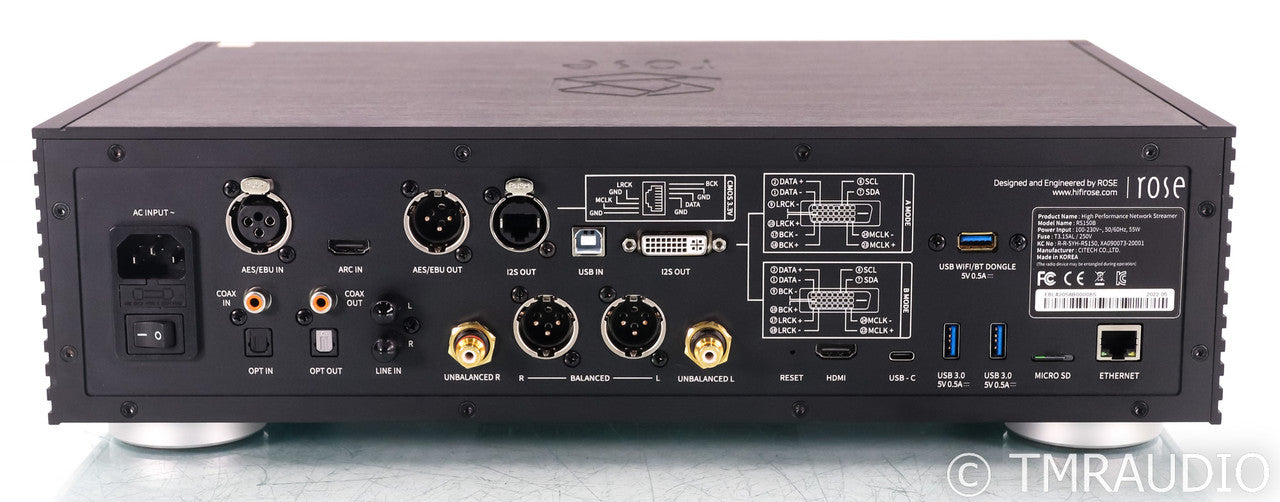 HiFi Rose RS150B Reference HiFi Network Streamer; Black (Open Box)