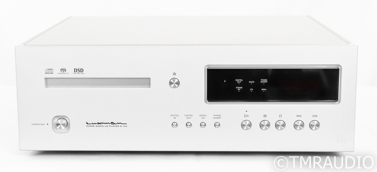 Luxman D-10x DAC / CD / SACD Player; D10X; Remote; Silver