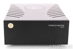 Gold Note PA-10 Stereo Power Amplifier; PA10; Black