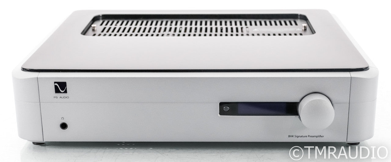PS Audio BHK Signature Stereo Tube Preamplifier; Remote; Silver (Used)