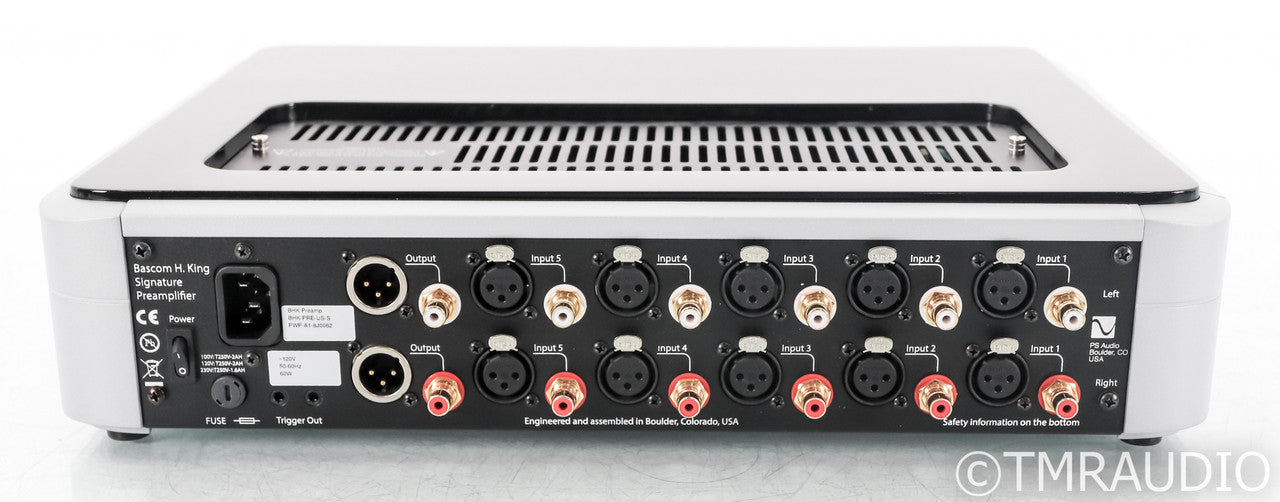 PS Audio BHK Signature Stereo Tube Preamplifier; Remote; Silver (Used)