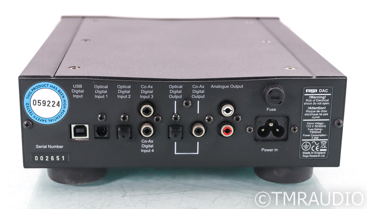 Rega DAC D/A Converter; USB