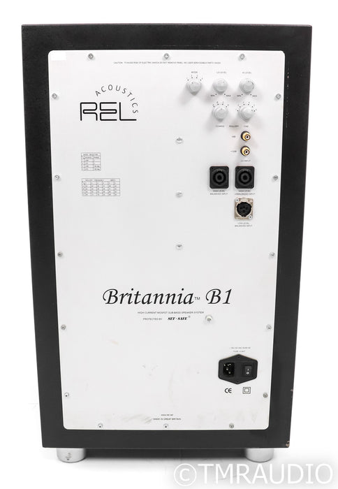 REL B1 Britania 12" Powered Subwoofer; Black