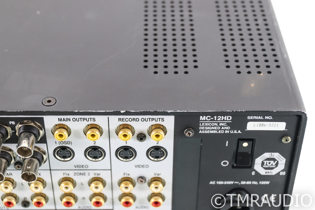 Lexicon MC-12HD 5.1 Channel Home Theater Processor; (No Remote)