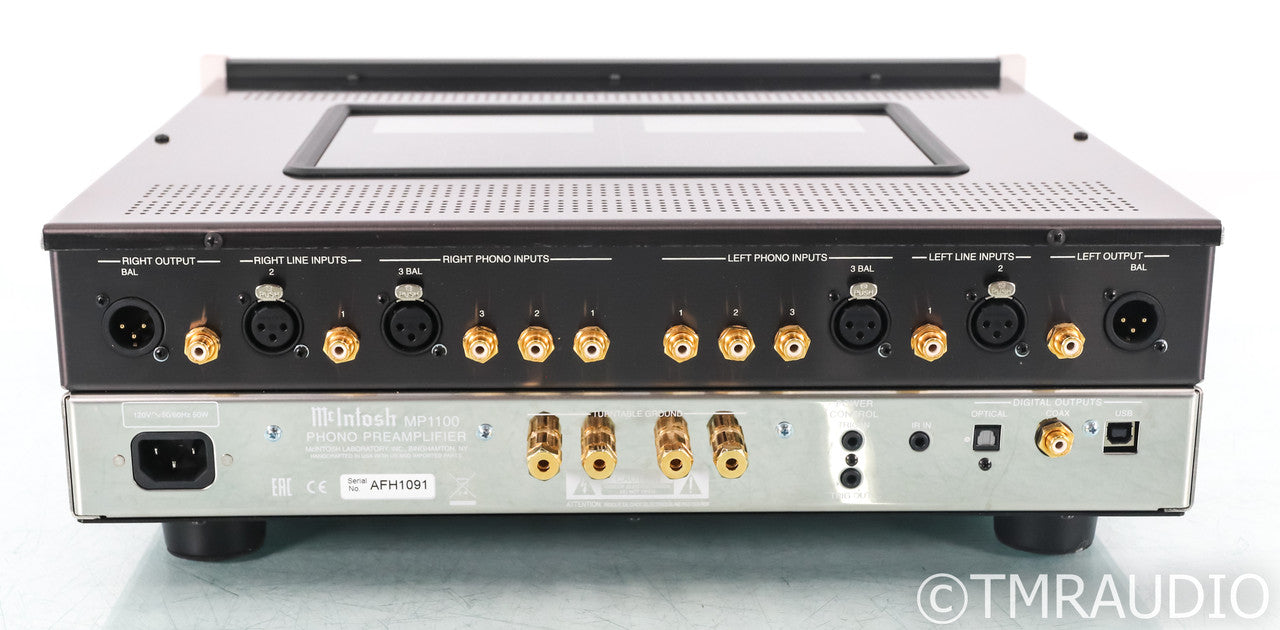 McIntosh MP1100 MM / MC Tube Hybrid Phono Preamplifier; MP-1100; Remote