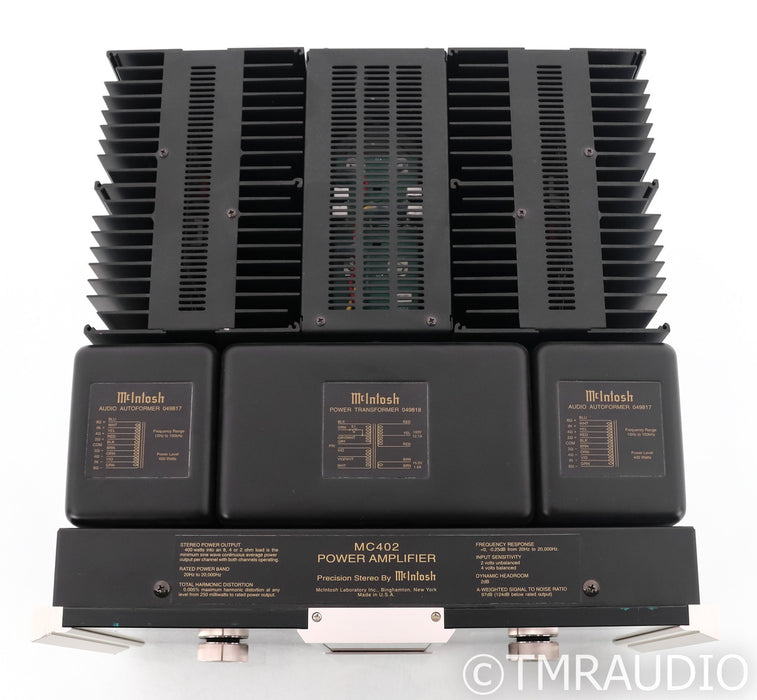 McIntosh MC402 Stereo Power Amplifier; MC-402