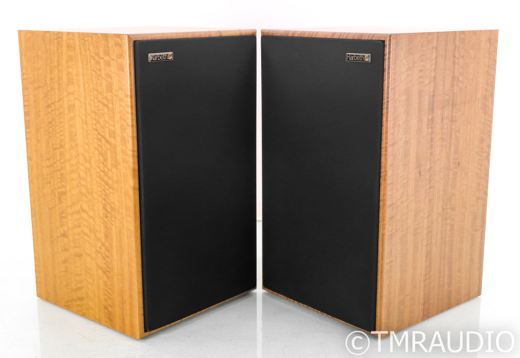 Harbeth 30.2 40th Anniversary Edition Bookshelf Speakers; Silver Eucalyptus Pair