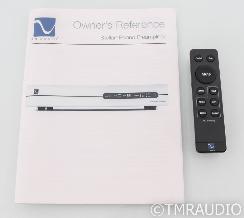 PS Audio Stellar MM / MC Phono Preamplifier; Silver; Remote (Used)