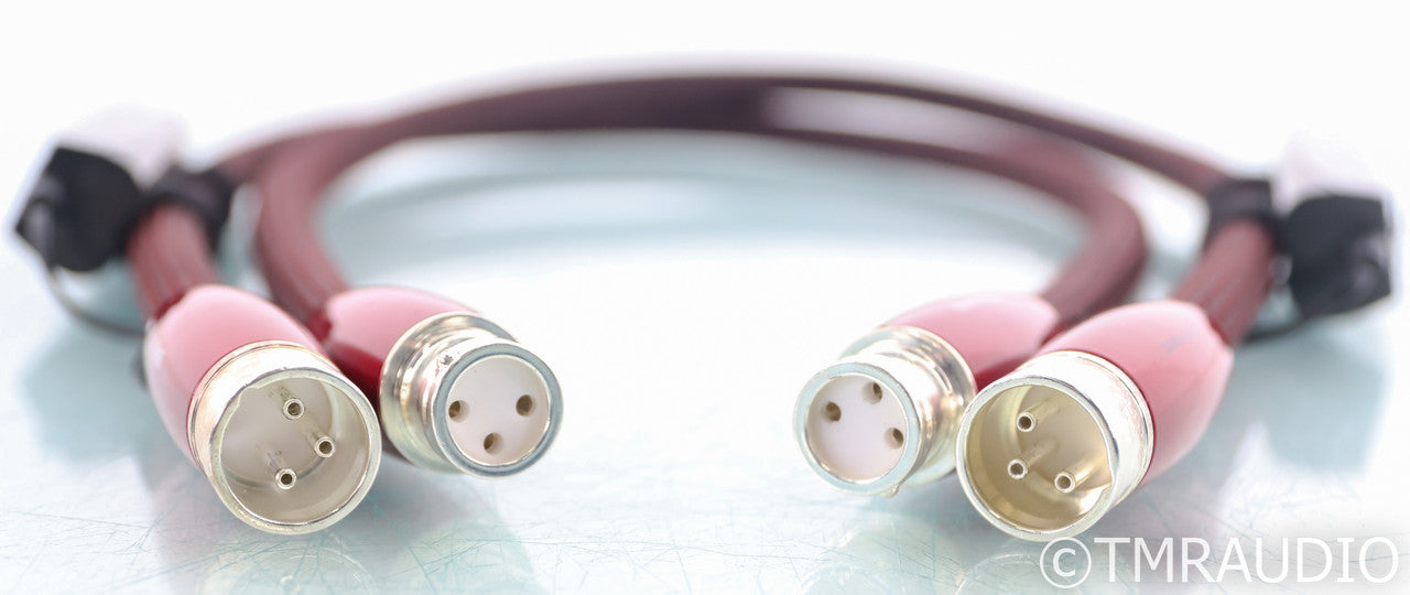 AudioQuest Fire XLR Cables; 0.75m Pair; 72v DBS