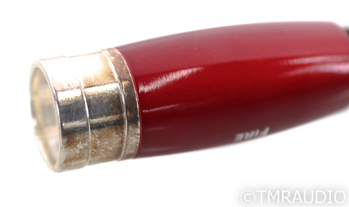 AudioQuest Fire XLR Cables; 0.75m Pair; 72v DBS