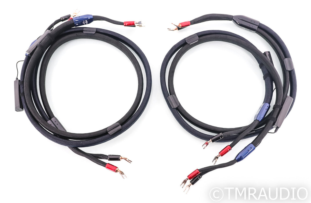 AudioQuest ThunderBird Bi-Wire COMBO Speaker Cables; 6ft Pair; 72v DBS