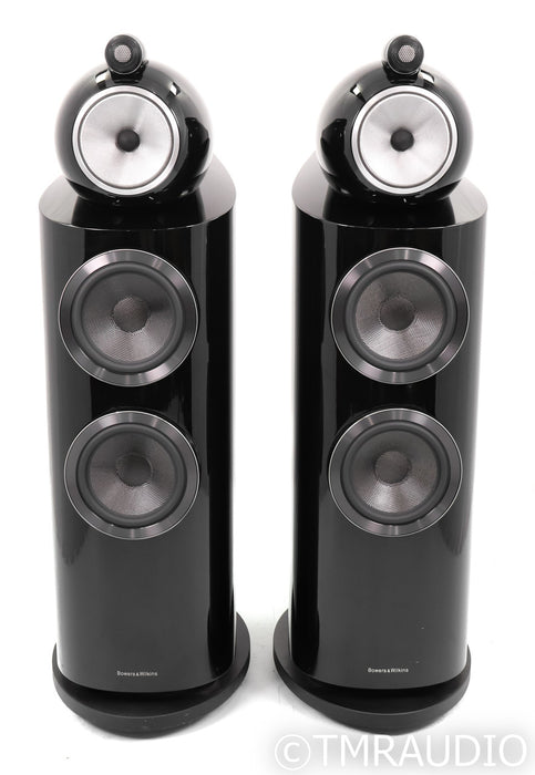 B&W 803 D3 Floorstanding Speakers; D-3; Piano Black Pair