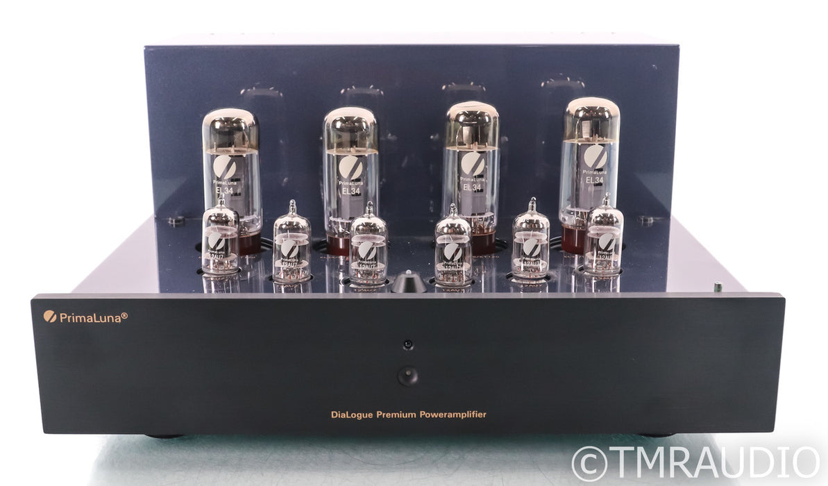 PrimaLuna DiaLogue Premium Stereo Tube Power Amplifier; Remote; Black