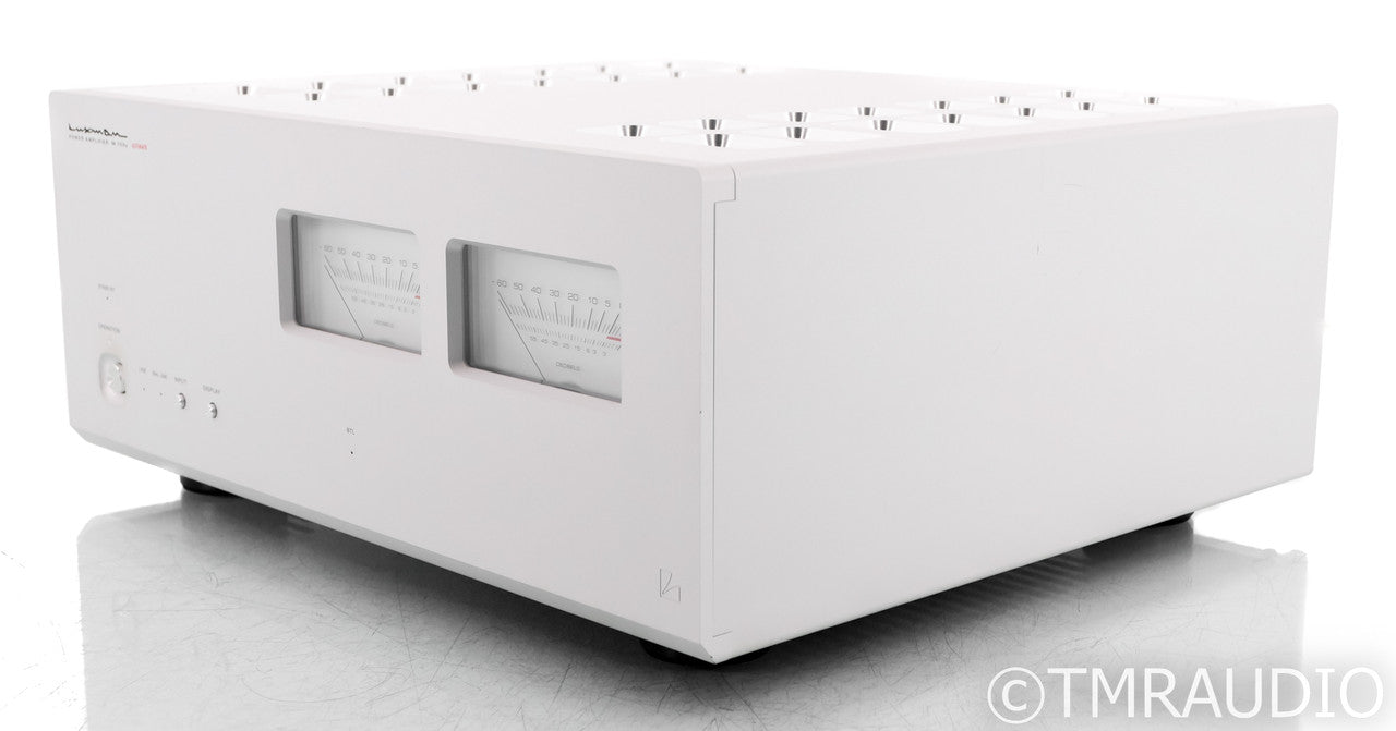 Luxman M-700u Stereo Power Amplifier; M700 Ultimate; Silver