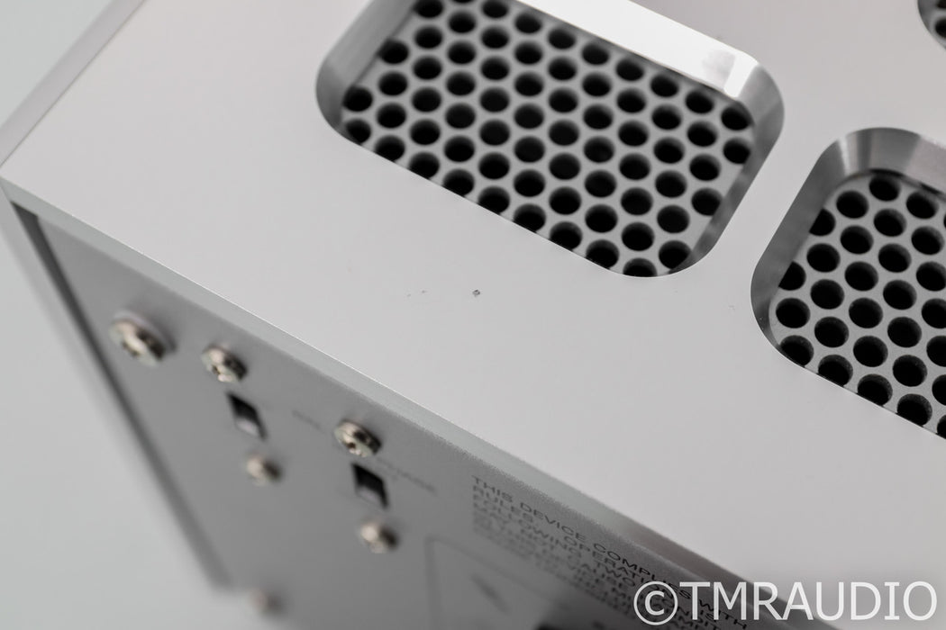 Luxman M-700u Stereo Power Amplifier; M700 Ultimate; Silver
