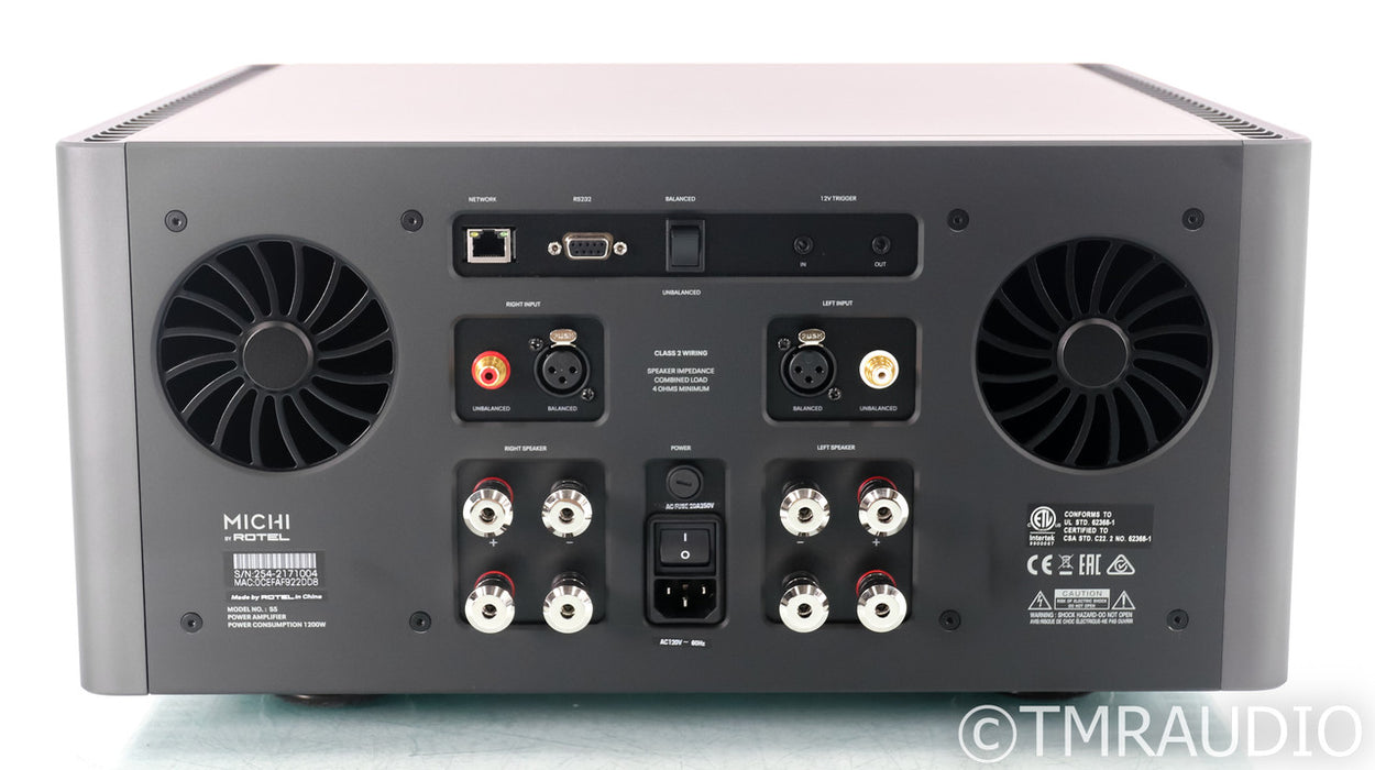 Michi S5 Stereo Power Amplifier; S-5 (Open Box)